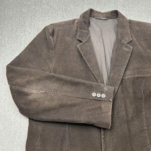 Gap Corduroy‎ Blazer Mens XL Brown Jacket Two Button Sport Coat